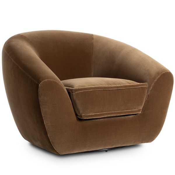 Chantal Swivel Club Chaise, Surrey Ochre