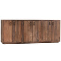 Cleo 6 Door Cabinet, Naturel
