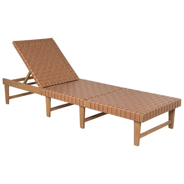 Chaise Breath Lounge, Marron