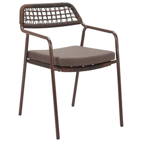 Rio Dining Chaise, Marron, Lot de 2