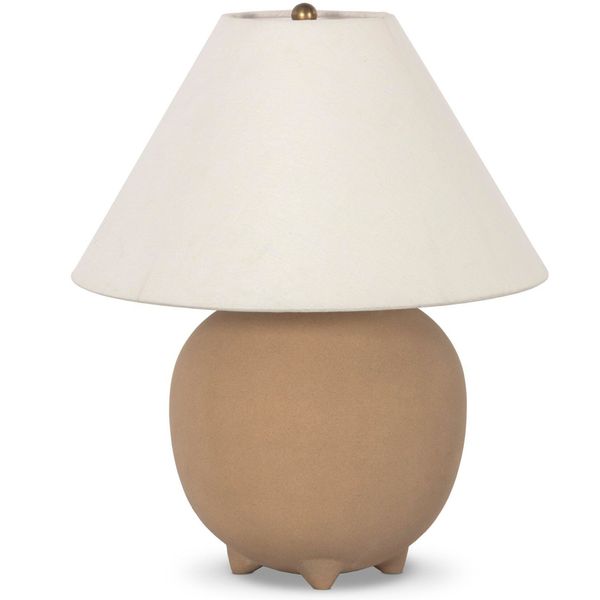 Table Saima Lampe, Tan Speckled C¨¦ramique