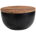 Duskan Storage Table basse, Naturel/Noir