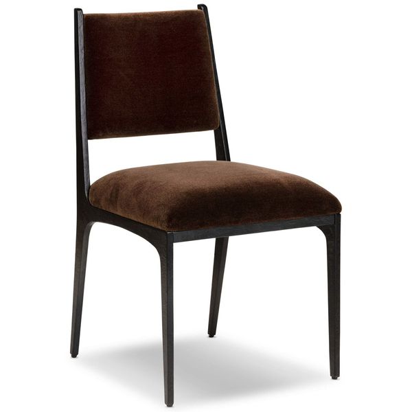Valeene Dining Chaise, Monte Chocolate, Lot de 2